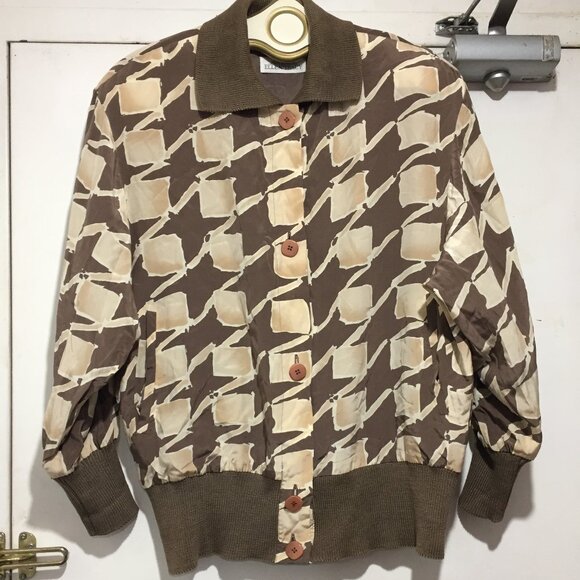 VINTAGE LINDA ALLARD ELLEN TRACY SILK JACKETS SIZE S - Picture 2 of 6